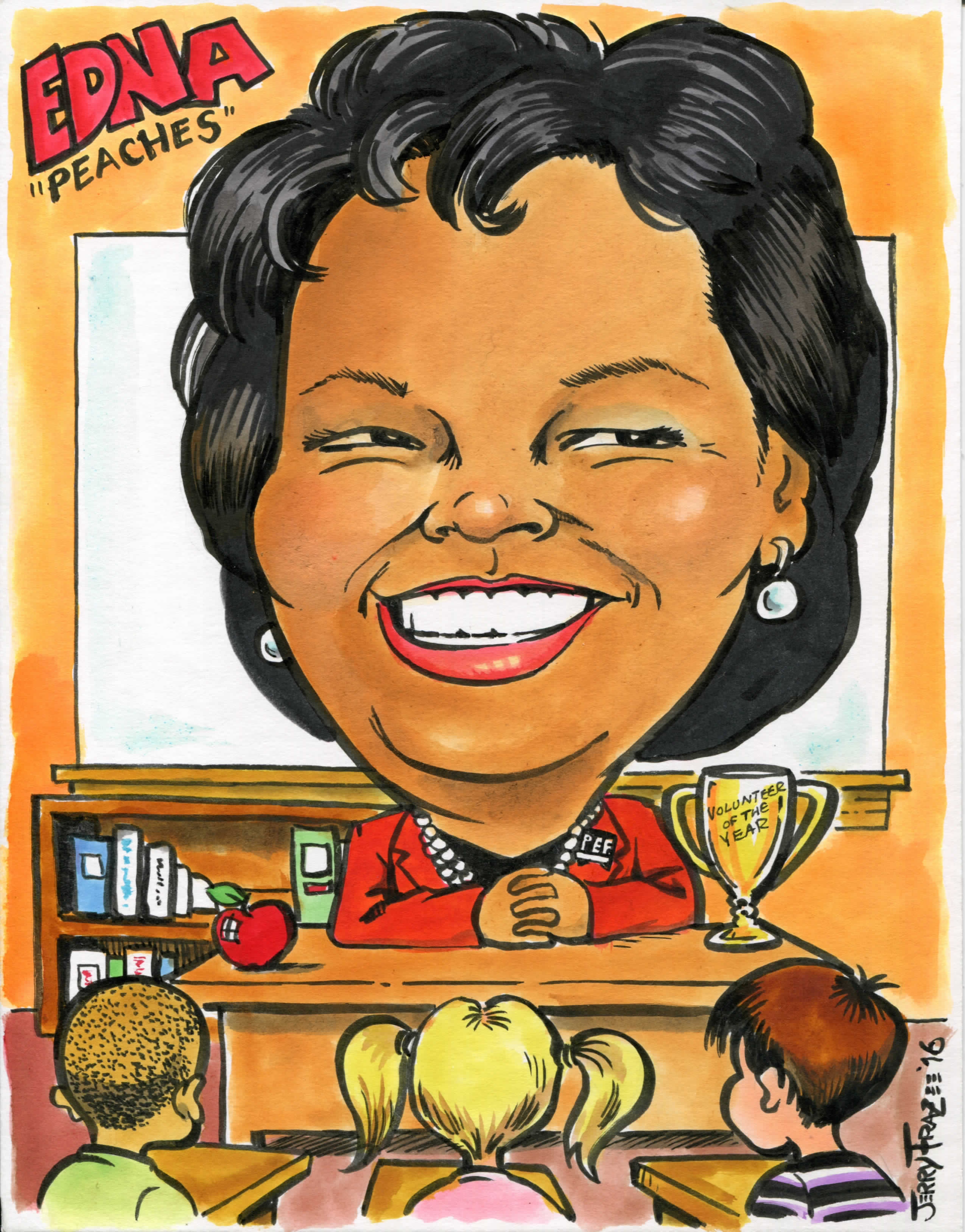 Edna Caricature