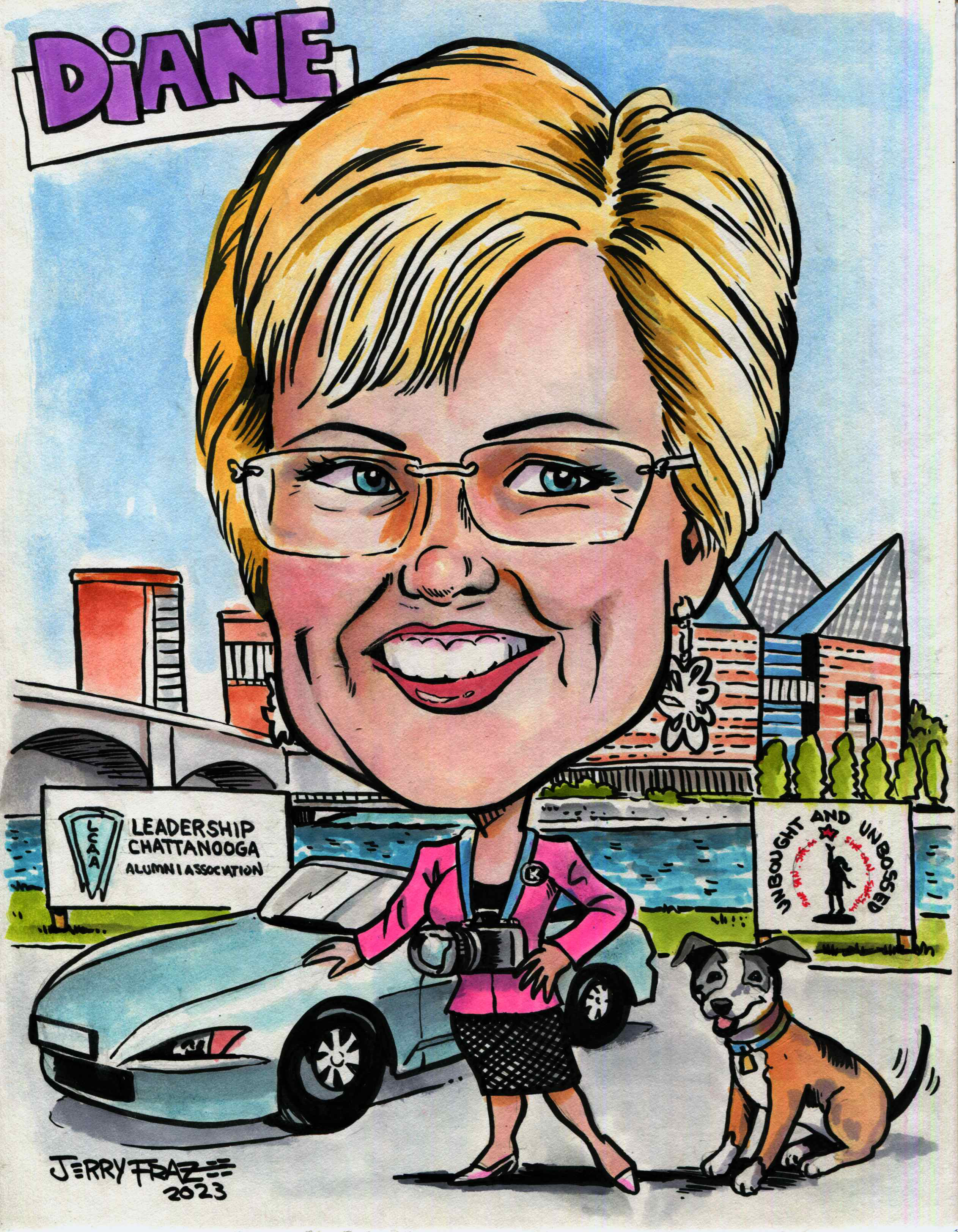 DOF 2023 - Caricature Diane Parks