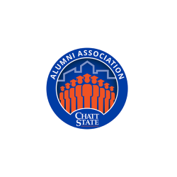 A badge that reads "Alumni Association, ChattState."