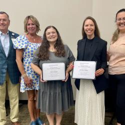 Left to right: Jim Coleman, Rachel Harris, Charyl Moser, Jennifer Miller, and Lindsey O'Hagan