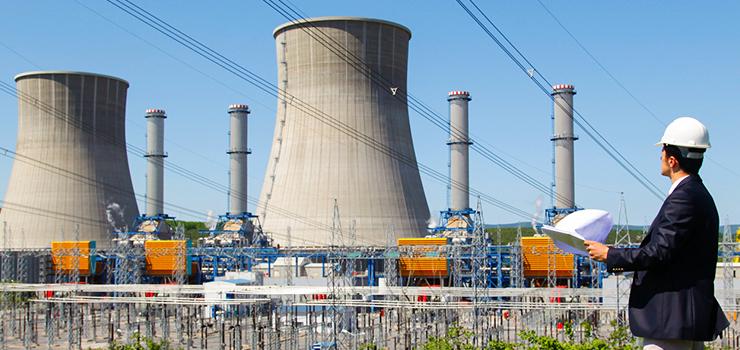 nuclear power towers